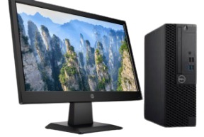 COMBO TORRE SFF DELL OPTIPLEX 3060 + MONITOR HP DE 19